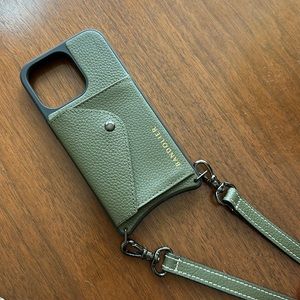 Bandolier 13 Pro New Casey Army Green Pewter hardware side slot case